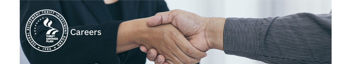 FRTIB Careers employees shaking hands